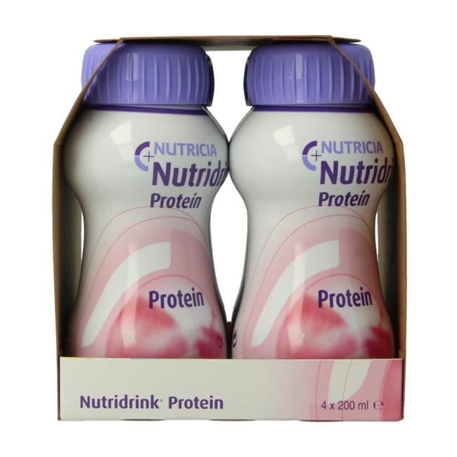 Nutridrink Protein fresa 200 ml 4 unidades