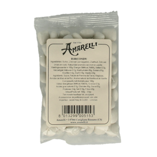 Amarelli Réglisse à la menthe poivrée Amarelli, sachet blanc 100 grammes