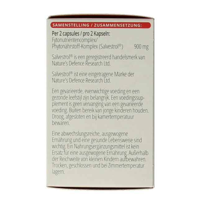 Salvestrol Platinum 60 cápsulas