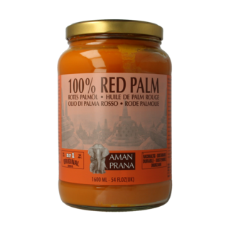 Amanprana Aceite de palma rojo bio 1600 mililitros