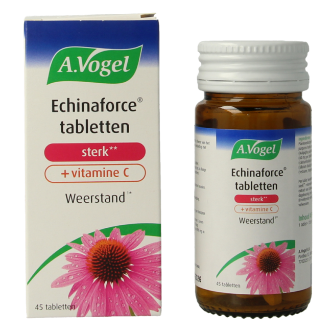 Echinaforce forte + vitamine C 45 comprimés