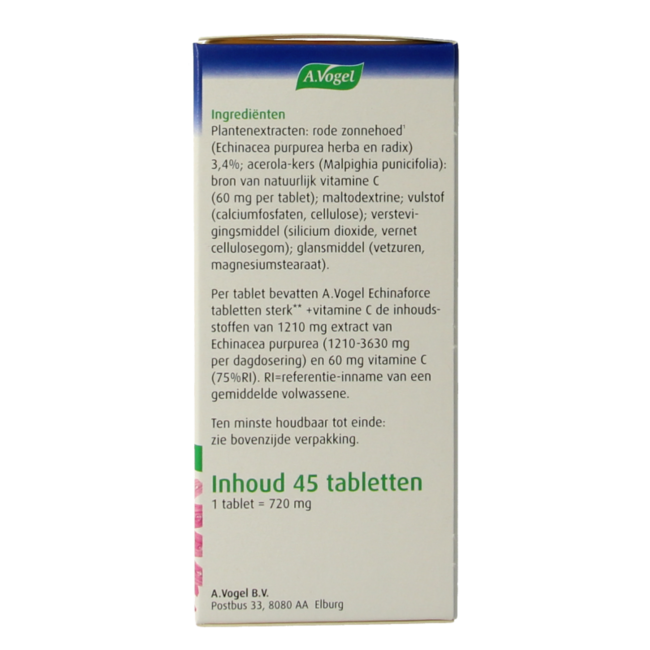 Echinaforce sterk + vitamine C 45 Tabletek
