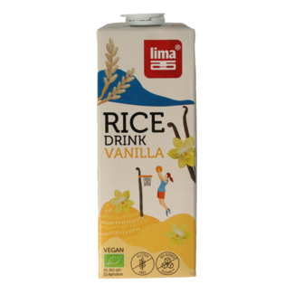 Boisson au riz vanille bio Lima 1 litre