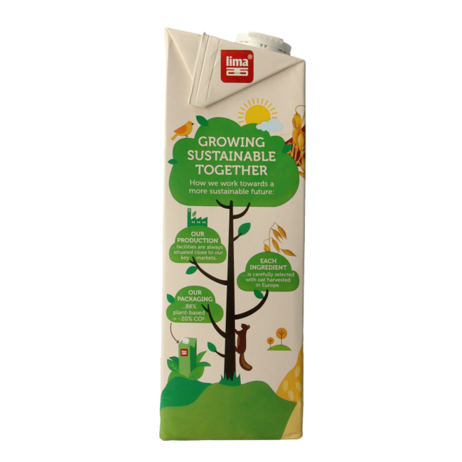 Lima Oat drink vanilla organic 1 Litre
