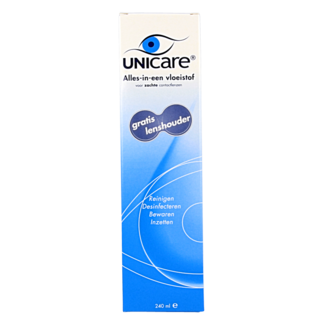 Unicare Solución única Unicare para lentillas blandas 240 mililitros