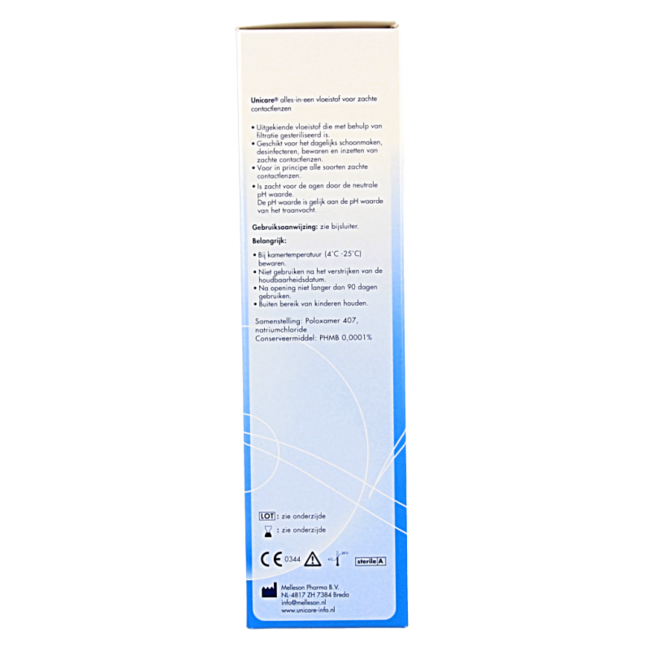 Unicare All-in-one solution for soft lenses 240 Millilitres