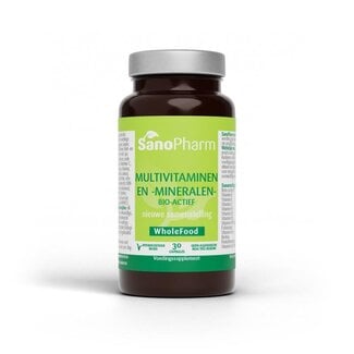 SanoPharm Multivitamine/Mineralstoffe Wholefood 30 Kapseln