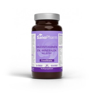 SanoPharm Multivitamins/minerals foodstate 90 Tablets