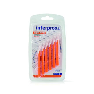 Interprox Plus interdental brushes super micro orange 6 pieces