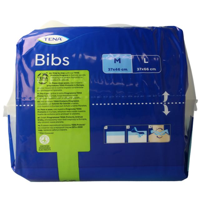 Tena Bibs 37 x 46 cm, 150 unidades