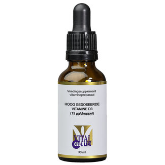 Vital Cell Life Vital Cell Life Vitamine D3 15 mcg en gouttes 30 ml