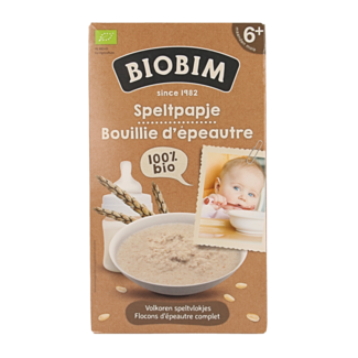 Biobim Bouillie d'épeautre bio 250 grammes