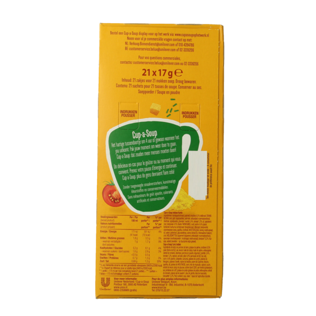 Zupa Curry Cup A Soup (21 Saszetek)