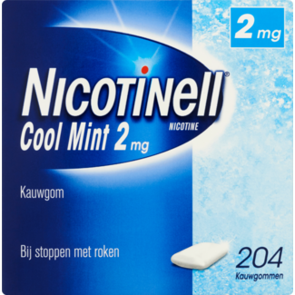 Nicotinell Cool Mint Chewing Gum 2mg 204 Pieces