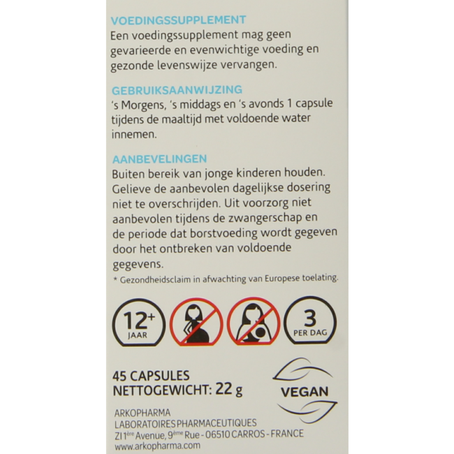 Arkocaps Boswellia 45 Kapsułek