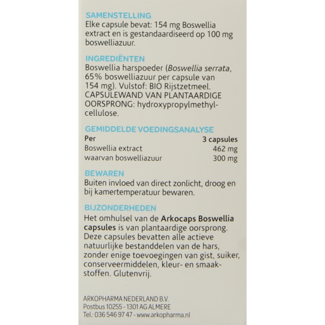 Arkocaps Boswellia 45 Cápsulas