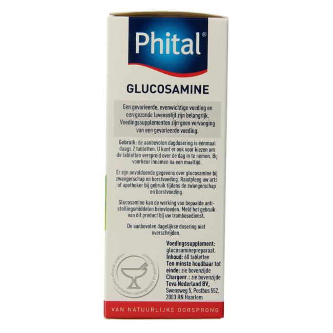 Phital Glucosamine 60 Comprimidos