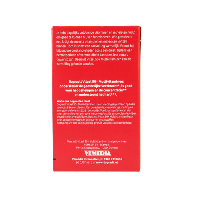 Vitaal 50+ blister 60 Tablets