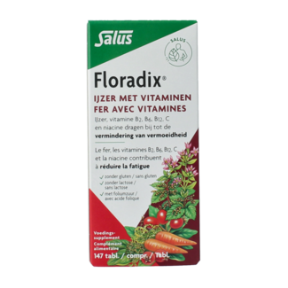 Salus Floradix ijzer tabletten 147 comprimidos