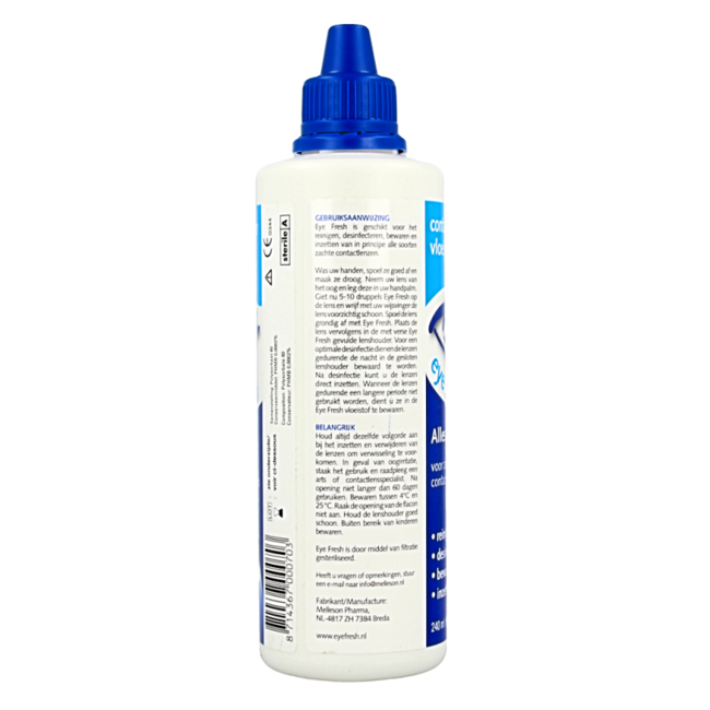 Líquido todo en uno para lentes de contacto blandas 240 ml