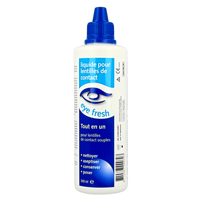 Líquido todo en uno para lentes de contacto blandas 240 ml