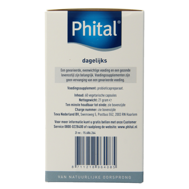 Probiotica daily 60 Cápsulas vegetarianas