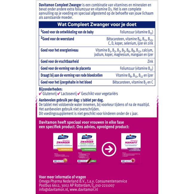 Compleet zwanger 60 Tablets