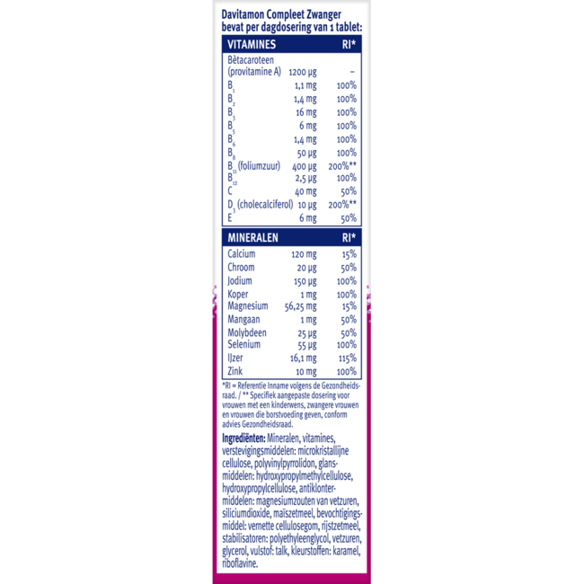 Compleet zwanger 60 Tablets