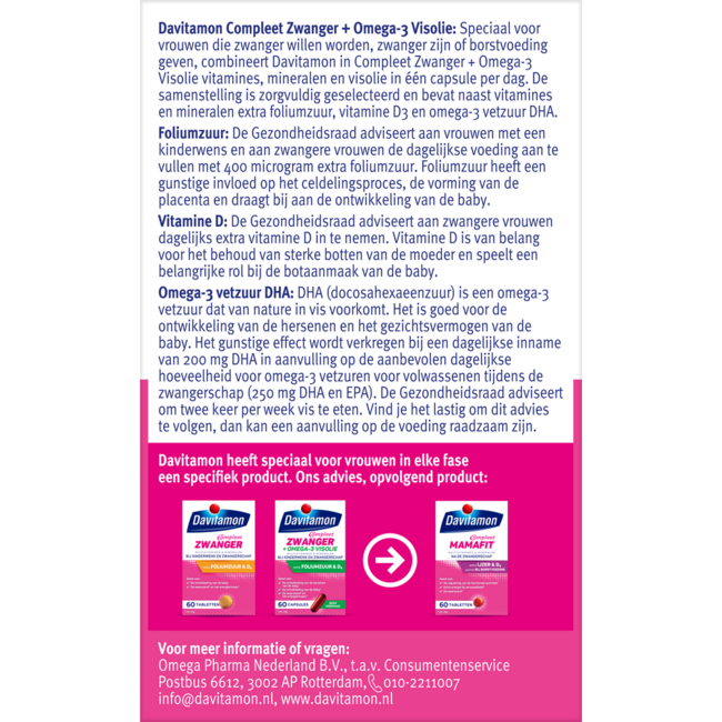 Complete pregnancy plus fish oil 60 Capsules