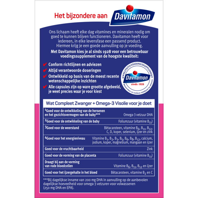 Compleet zwanger plus olio di pesce 60 capsule