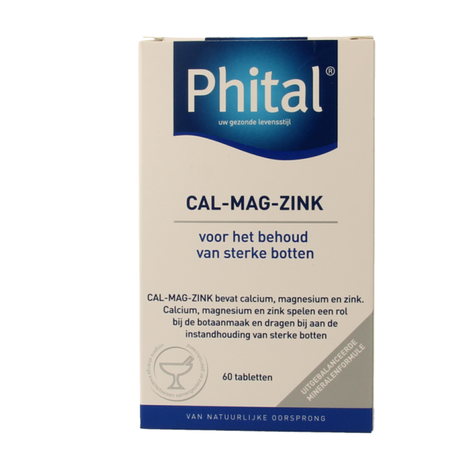 Phital Cal mag zinc 60 Tablets