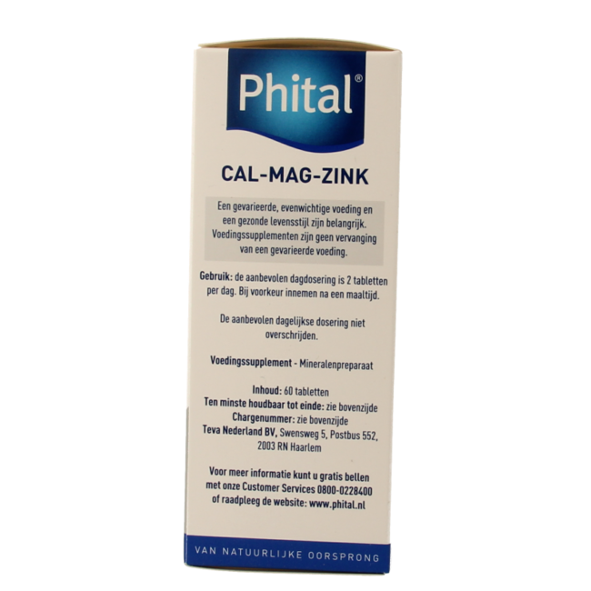 Phital Cal mag zink 60 tabletek
