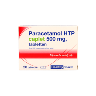 Healthypharm Paracetamol caplet 500 20 Tablets