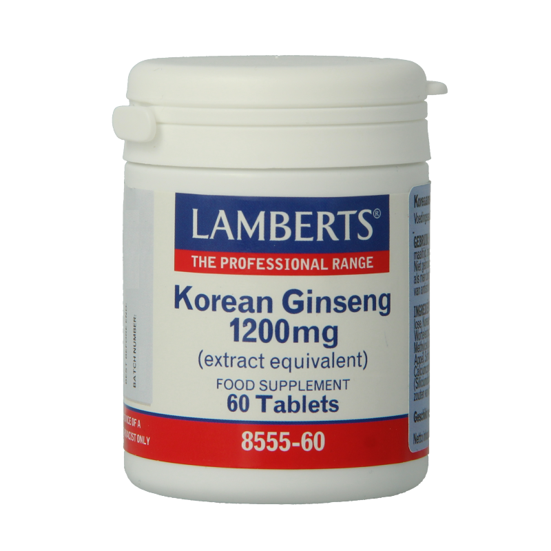 Lamberts Ginseng Coreano 1200mg | Energia e Concentrazione