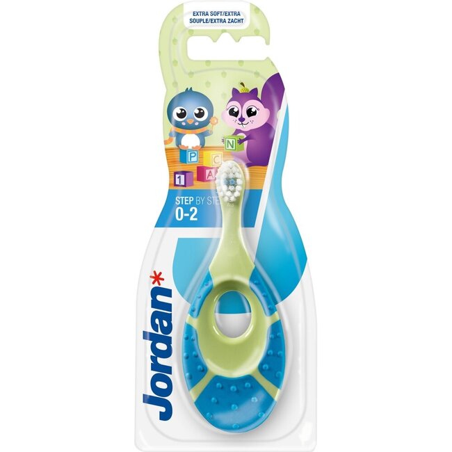 Cepillo de dientes Jordan Step by Step 0-2 años 1 unidad