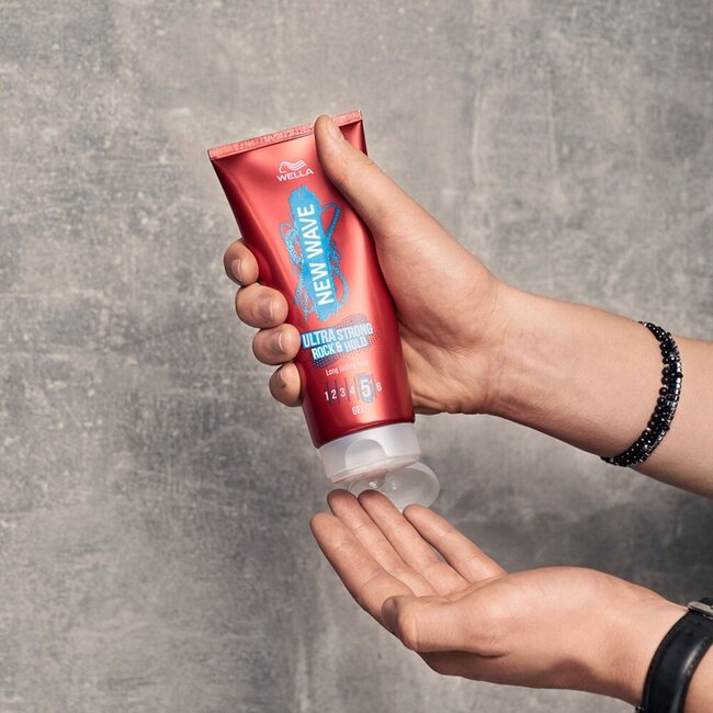 Wella Ultra strong rock & hold gel para el cabello 200 mililitros