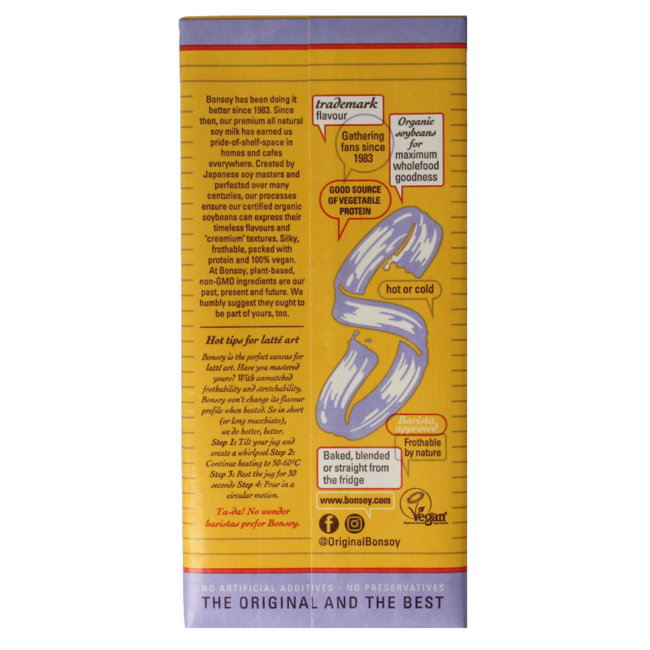 Bonsoy soy drink 1 Litre