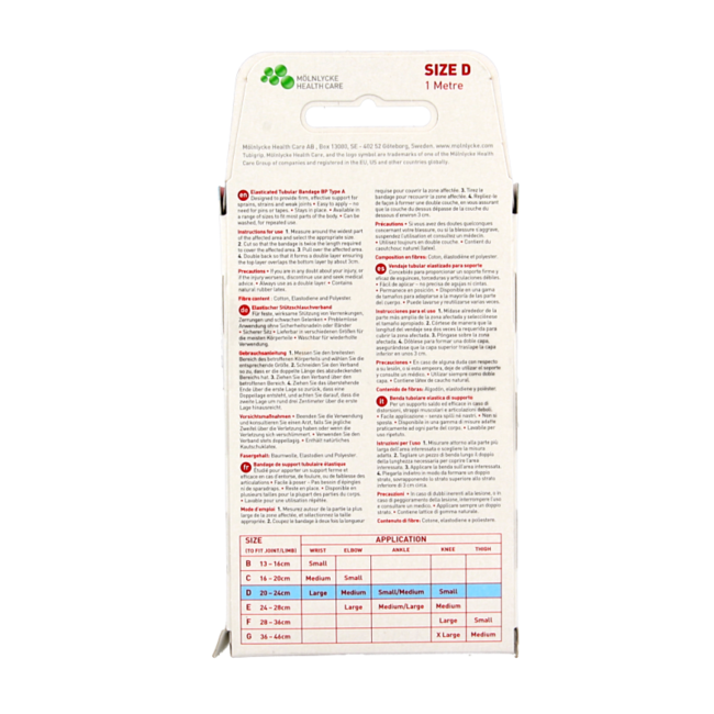 Fascia tubolare elastica D beige 1546, 1 Pezzo