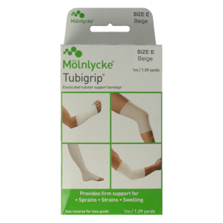 Tubigrip Benda Tubolare Elastica Tubigrip E color pelle 1547, 1 Pezzo