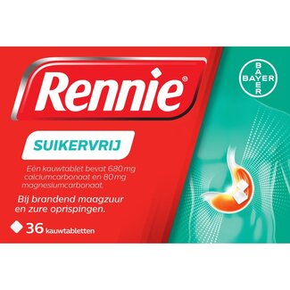 Rennie Sugar Free 36 Tablets