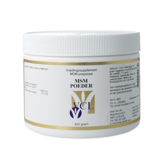 Vital Cell Life Vital Cell Life MSM powder 400 Gram
