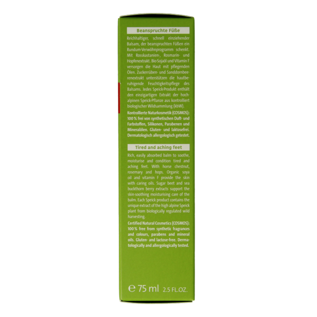 Speick Natural aktiv foot balm 75 Millilitres