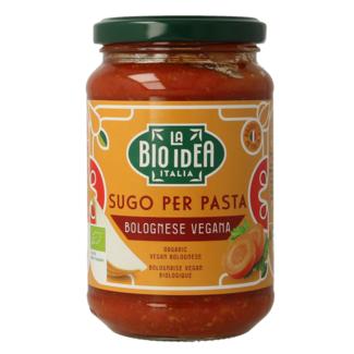 Bioidea Bioidea Salsa para pasta boloñesa vegetariana bio 340 gramos