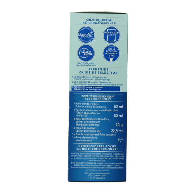 Schwarzkopf Blonde Haarfarbe Intensive Bond Super Plus L1++ 1 Set