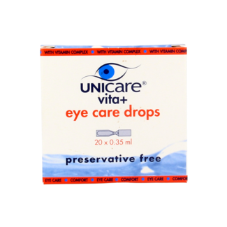 Unicare Unicare Vita+ Augenpflege Augentropfen 0,35 ml 20 Ampullen