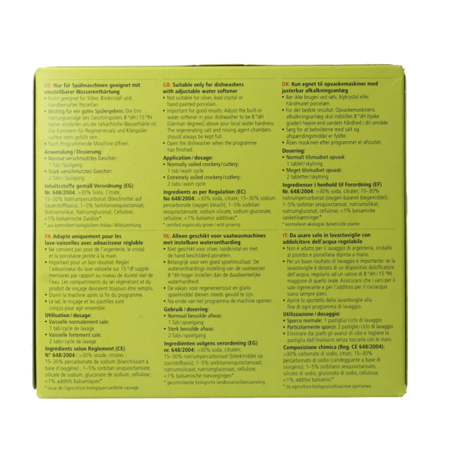 Sonett Dishwasher Tablets 25 Pieces