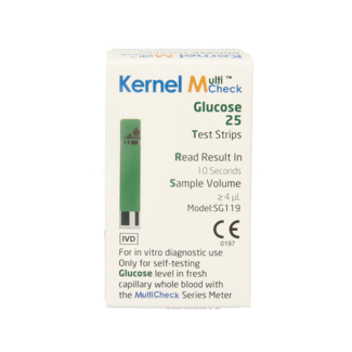 Testjezelf.nu Tiras de glucosa Multicheck 25 unidades
