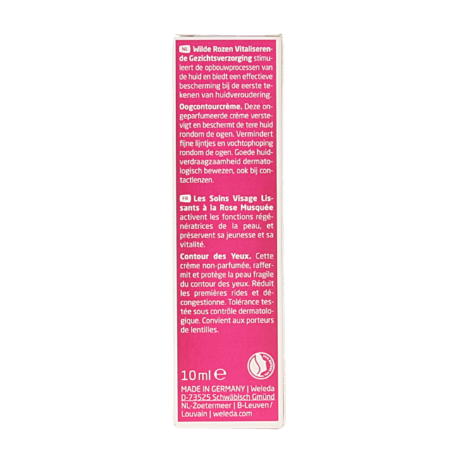 Weleda Wild Rose Smoothing Eye Cream 10 Millilitres