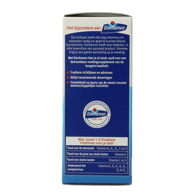 Junior 1+ vitaminas líquidas frambuesa 100 mililitros