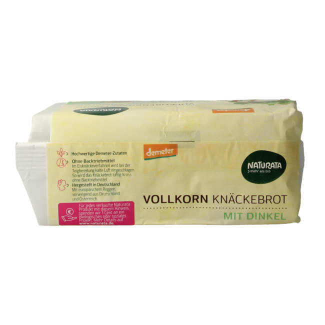 Knackebrod spelt demeter bio 250 Gram